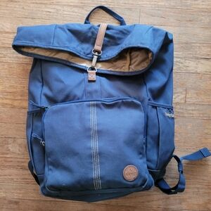 Timberland Navy and Tan Men's Backpack
